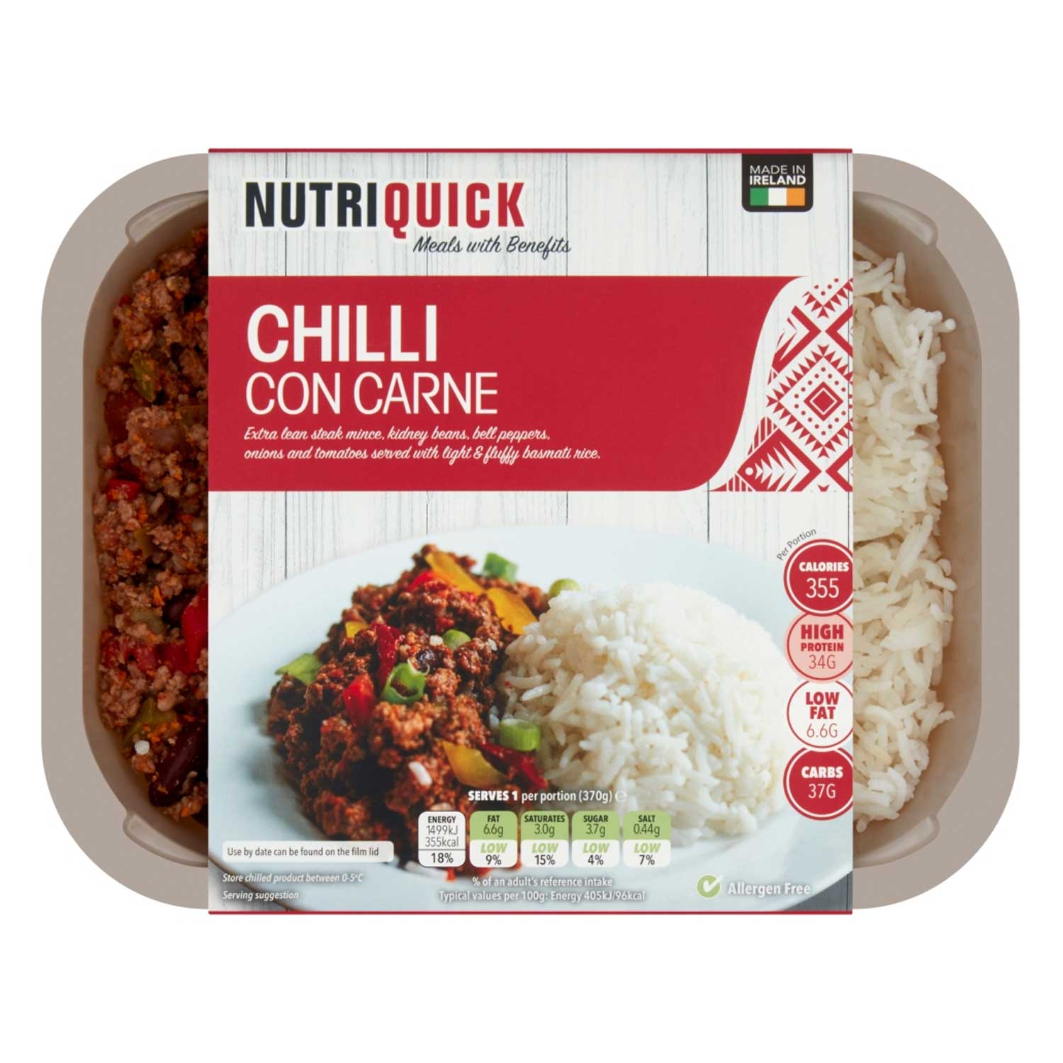 Chilli Con Carne 370g Nutriquick | ALDI.IE